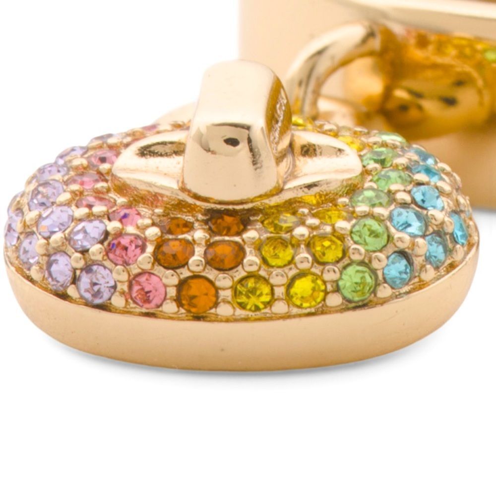 Authentic Coach Pave turnlock ring - Picture 3 of 5